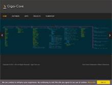 Tablet Screenshot of giga-core.com